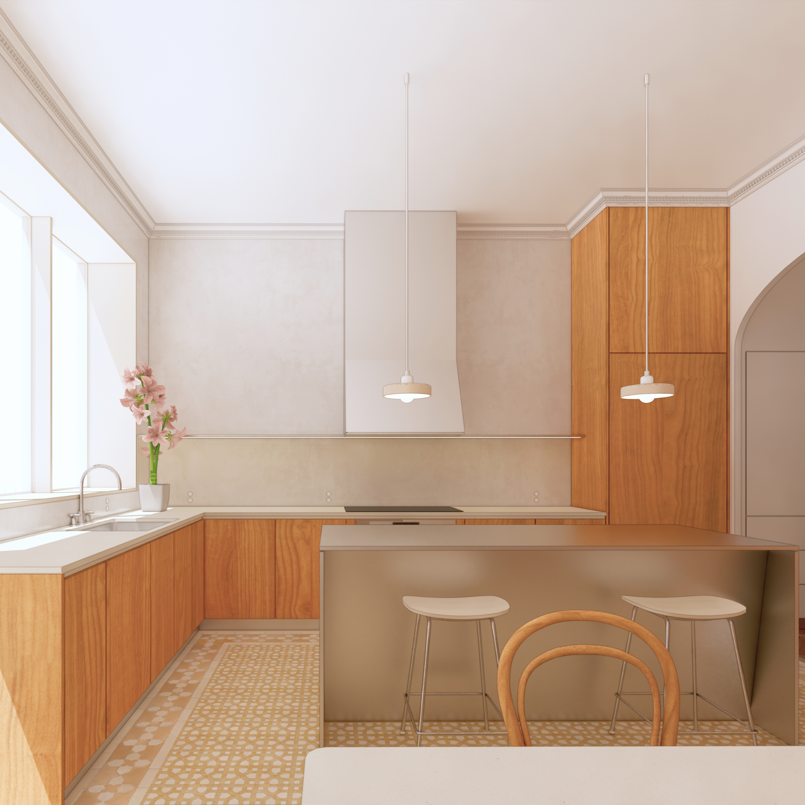 c287 — kitchen render final